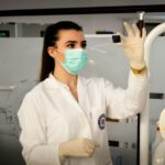 Smart Implant - woman inside laboratory