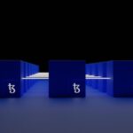 Decentralized Security - a group of blue boxes with numbers on them