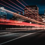 Smart City - long exposure photography of road and cars