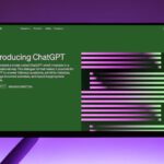 Language AI - a computer screen with a purple and green background